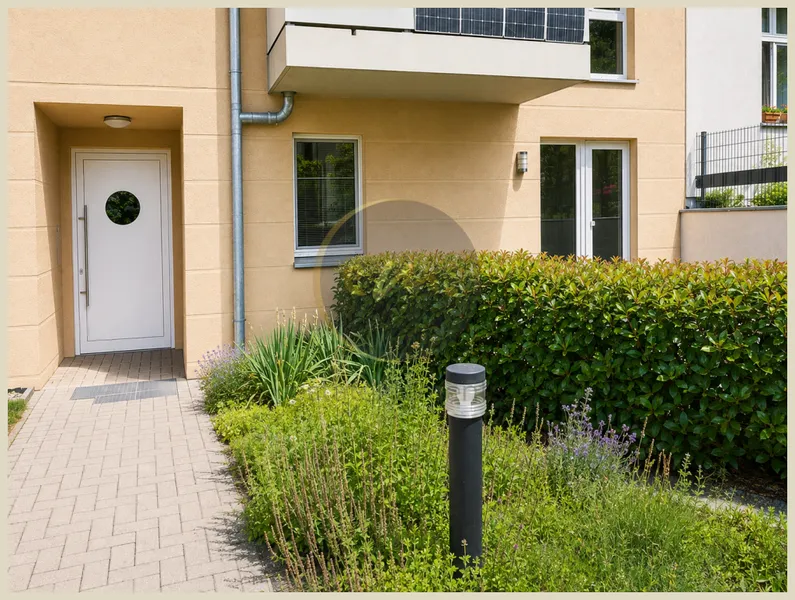 Gartenwohnung in Oberschöneweide: 3 Zimmer, zwei Terrassen und Einbauküche — photo 1
